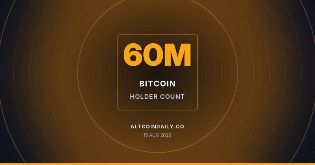 Bitcoin Holder Count Nears 60 Million, Raising Questions Over Price Impact