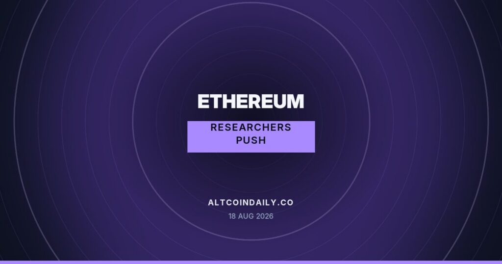 Ethereum Researchers Push Privacy Proposals for 2027 Hegotá Upgrade, but Reports Disagree on the Details