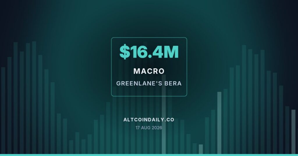 Greenlane’s BERA Treasury Falls to $16.4M, Down From $70M Cost Basis